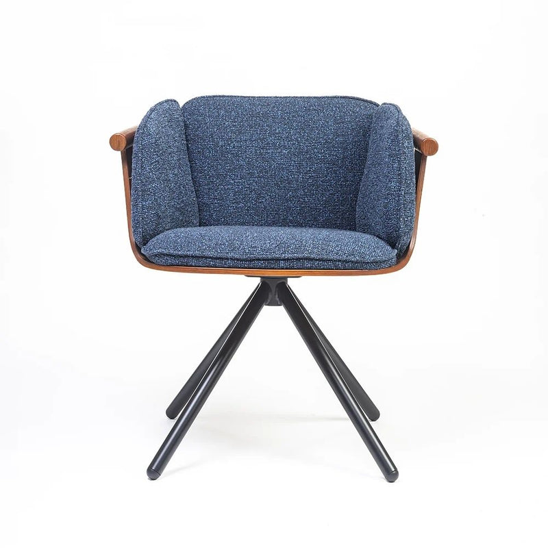 Toliver Plywood Dining Chair with Metal Frame – Modern & Durable