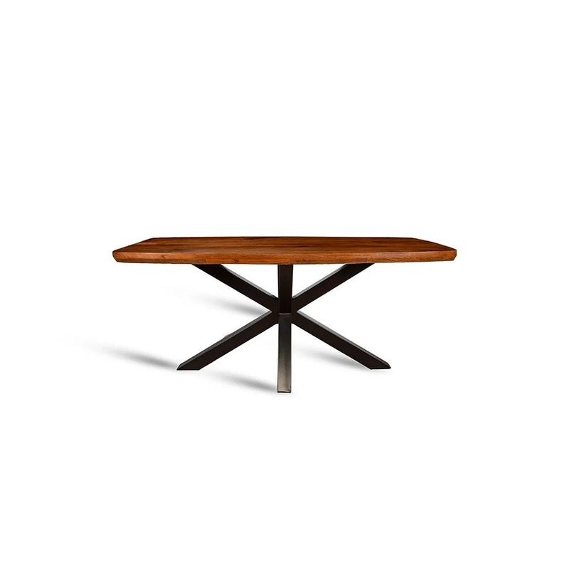 Wooden 6 Seater Dining Table with Iron