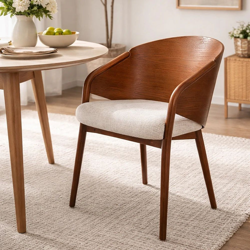 Pusha Wooden Dining Chair – Elegant & Durable