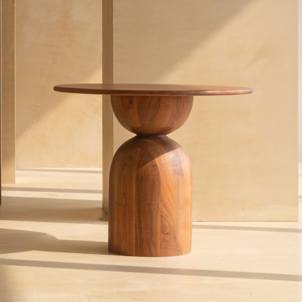 Abacus Wooden Side Table