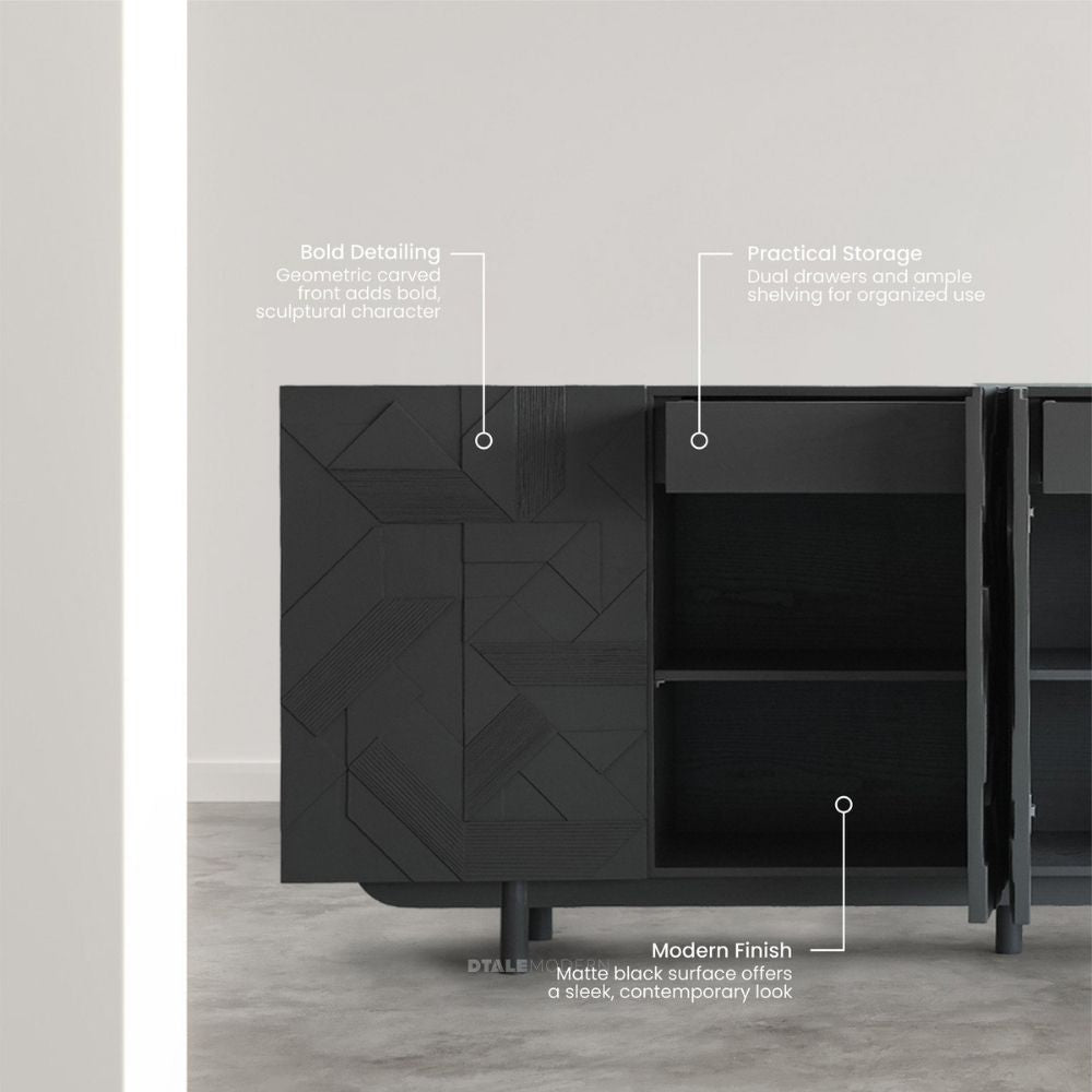 Monarch Buffet Sideboard Console