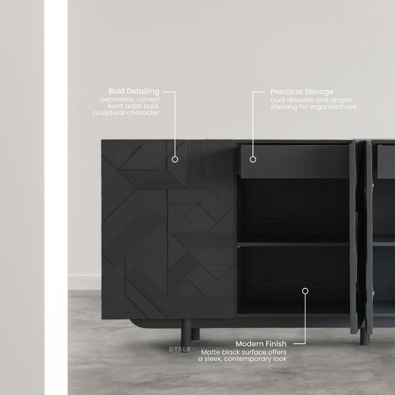 Monarch Buffet Sideboard Console