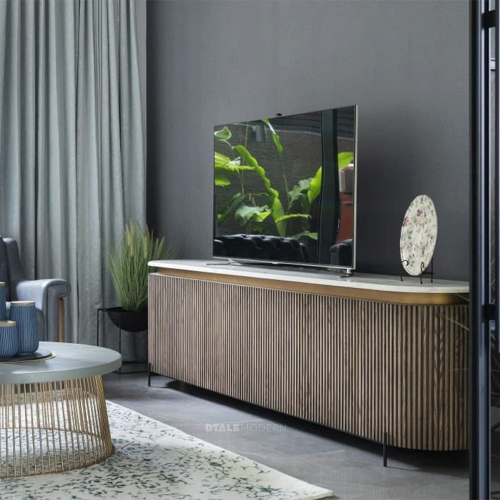 Caleigh Buffet Console-Burnt Amber