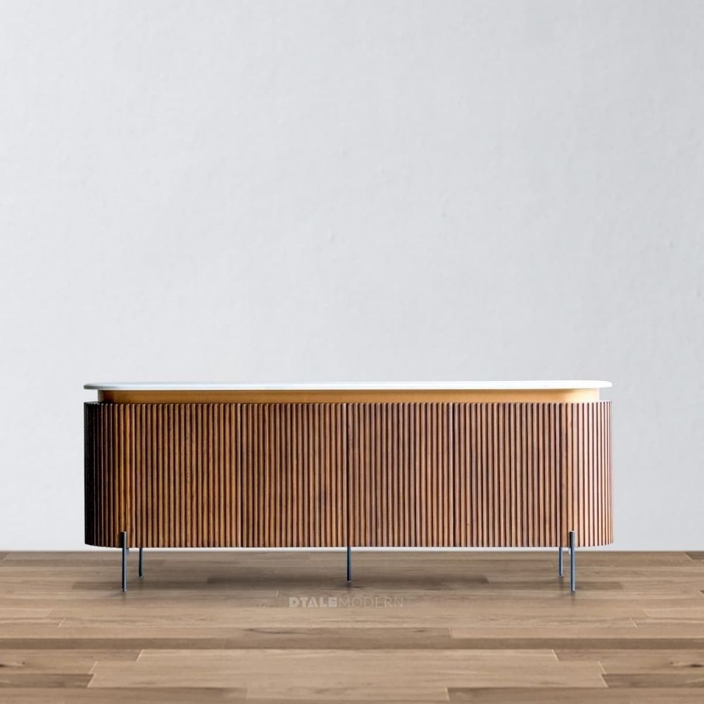 Caleigh Buffet Console-Burnt Amber