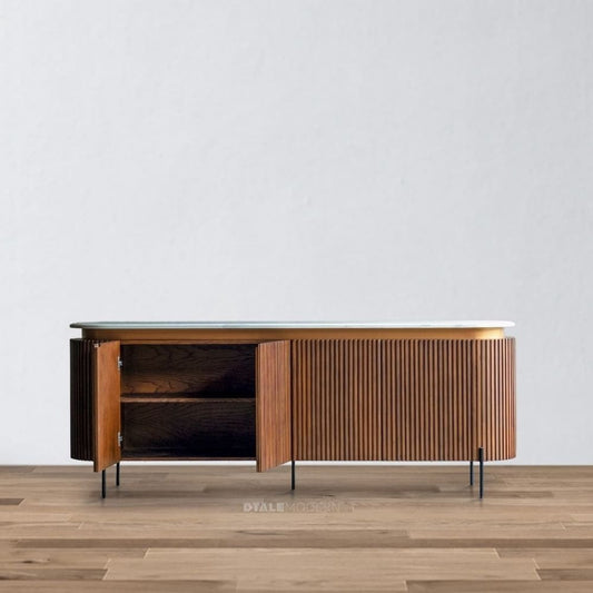 Caleigh Buffet Console-Burnt Amber