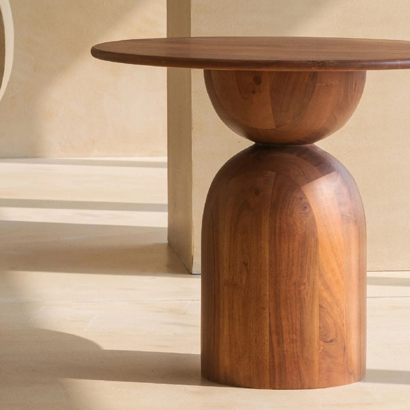 Abacus Wooden Side Table