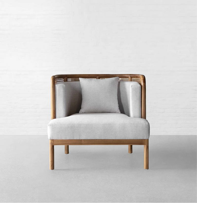 Cane Back Accent Chair